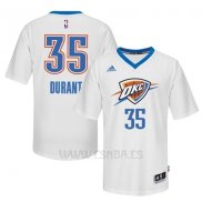 Camiseta Manga Corta Oklahoma City Thunder Kevin Durant #35 Blanco