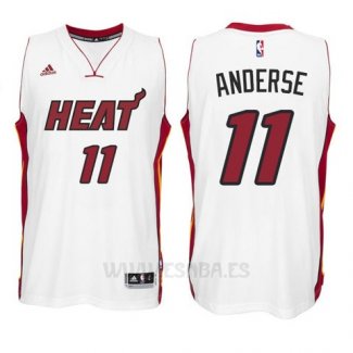 Camiseta Miami Heat Chris Anderse #11 Blanco