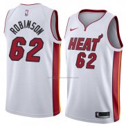 Camiseta Miami Heat Duncan Robinson #62 Association 2018 Blanco