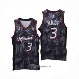 Camiseta Miami Heat Dwyane Wade #3 Fashion Royalty Negro