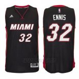Camiseta Miami Heat James Ennis #32 Negro