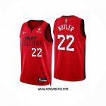 Camiseta Miami Heat Jimmy Butler #22 Ciudad 2024-25 Rojo