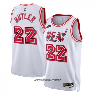 Camiseta Miami Heat Jimmy Butler #22 Classic 2022-23 Blanco