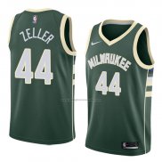 Camiseta Milwaukee Bucks Tyler Zeller #44 Icon 2018 Verde