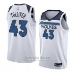 Camiseta Minnesota Timberwolves Anthony Tolliver #43 Association 2018 Blanco