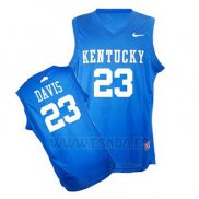 Camiseta NCAA Kentucky Wildcats Anthony Davis #23 Azul