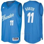 Camiseta Navidad 2016 Oklahoma City Thunder Enes Kanter #11 Azul