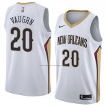 Camiseta New Orleans Pelicans Rashad Vaughn #20 Association 2018 Blanco