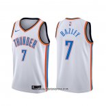 Camiseta Oklahoma City Thunder Darius Bazley #7 Association Blanco