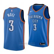 Camiseta Oklahoma City Thundernerlens Noel Icon #3 2017-18 Azul