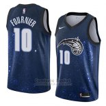 Camiseta Orlando Magic Evan Fournier #10 Ciudad 2018 Azul