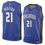 Camiseta Orlando Magic Timofey Mozgov #21 Icon 2018 Azul