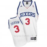 Camiseta Philadelphia 76ers Allen Iverson #3 Blanco