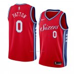 Camiseta Philadelphia 76ers Justin Patton #0 Statement 2018 Rojo