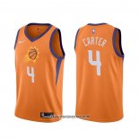 Camiseta Phoenix Suns Jevon Carter #4 Statement 2019-20 Naranja