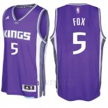 Camiseta Sacramento Kings De'Aaron Fox #5 Road 2017-18 Violeta