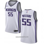 Camiseta Sacramento Kings Jason Williams #55 Association 2019-20 Blanco