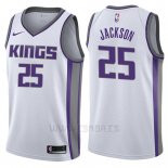 Camiseta Sacramento Kings Justin Jackson #25 Association 2017-18 Blanco