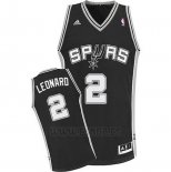 Camiseta San Antonio Spurs Kawhi Leonard #2 Negro