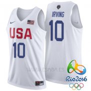 Camiseta USA 2016 Kyrie Irving #10 Blanco