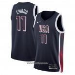 Camiseta USA 2024 Joel Embiid #11 Azul