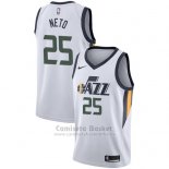Camiseta Utah Jazz Raul Neto Association #25 2017-18 Blanco