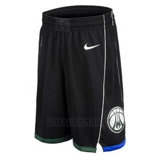 Pantalone Milwaukee Bucks 2017-18 Negro