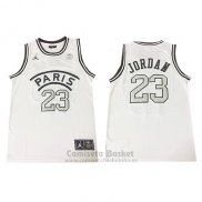 Camiseta AJ x PSG Jordan #23 Blanco