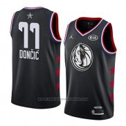 Camiseta All Star 2019 Dallas Mavericks Luka Don cic #77 Negro