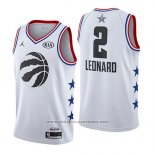 Camiseta All Star 2019 Toronto Raptors Kawhi Leonard #2 Blanco