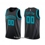 Camiseta Charlotte Hornets Personalizada Ciudad Negro