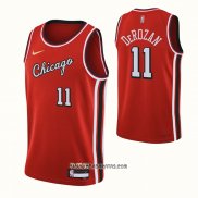 Camiseta Chicago Bulls DeMar DeRozan #11 Ciudad 2021-22 Rojo