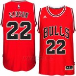 Camiseta Chicago Bulls Taj Gibson #22 Rojo