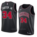 Camiseta Chicago Bulls Wendell Carter Jr. #34 Statement 2018 Negro