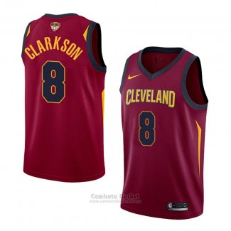 Camiseta Cleveland Cavaliers Jordan Clarkson Finals Bound Icon #8 2017-18 Rojo