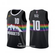 Camiseta Denver Nuggets Bol Bol #10 Ciudad Negro