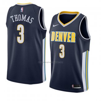 Camiseta Denver Nuggets Isaiah Thomas-19 #3 Icon 2018 Azul