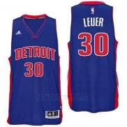 Camiseta Detroit Pistons Jon Leuer #30 Azul