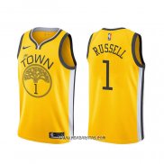 Camiseta Golden State Warriors D'angelo Russell #1 Earned Amarillo