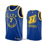 Camiseta Golden State Warriors Eric Paschall #7 Hardwood Classics 2020-21 Azul