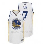 Camiseta Golden State Warriors Jeremy Lin #7 Blanco