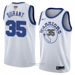 Camiseta Golden State Warriors Kevin Durant Classic #35 2017-18 Blanco