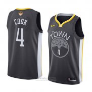 Camiseta Golden State Warriors Quinn Cook Statement #4 2017-18 Gris