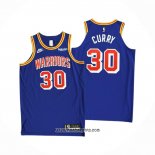 Camiseta Golden State Warriors Stephen Curry #30 Classic 2021-22 Autentico Azul