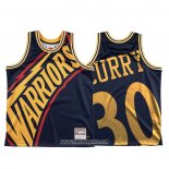 Camiseta Golden State Warriors Stephen Curry #30 Mitchell & Ness Big Face Azul