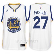 Camiseta Golden State Warriors Zaza Pachulia #27 Blanco