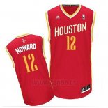 Camiseta Houston Rockets Dwight Howard #12 Rojo Amarillo