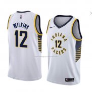 Camiseta Indiana Pacers Damien Wilkins #12 Association 2018 Blanco