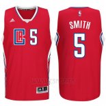 Camiseta Los Angeles Clippers Josh Smith #5 Rojo