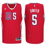 Camiseta Los Angeles Clippers Josh Smith #5 Rojo